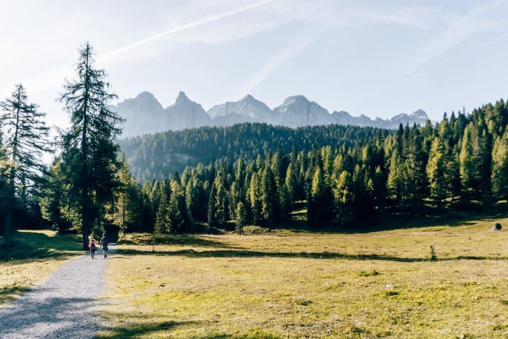Wanderung-Lago-Di-Sorapis Weg zum Lago di Sorapis