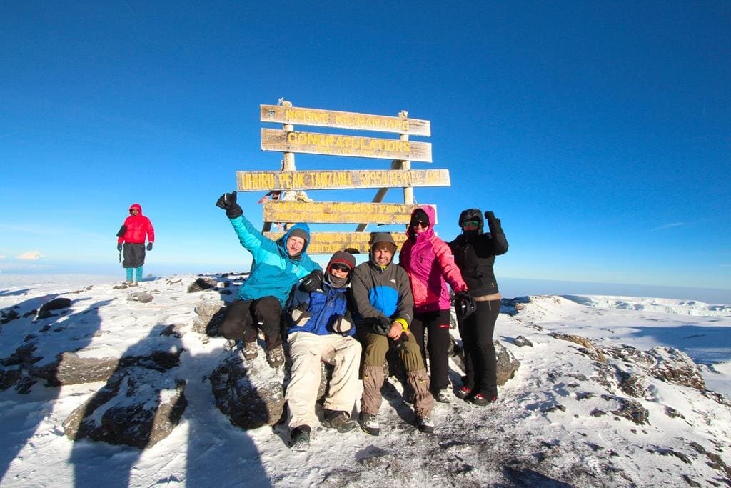 kilimanjaro-gipfelbesteigung (18) Kilimanjaro Gipfelbild