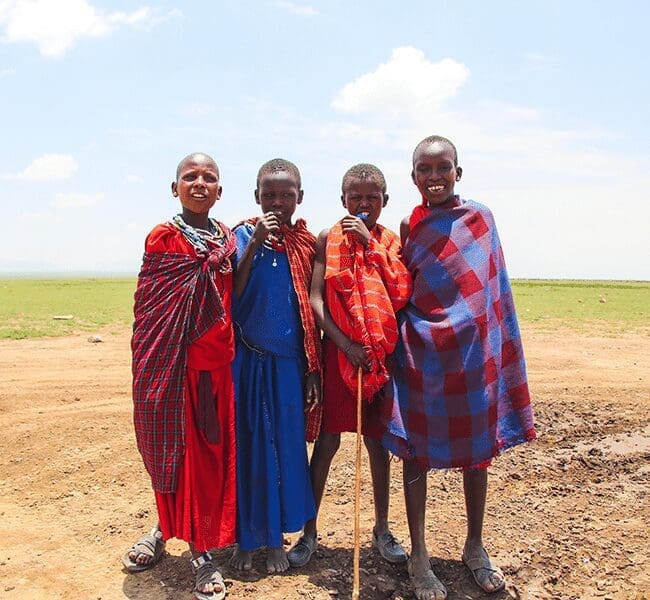 Einheimische Tansania