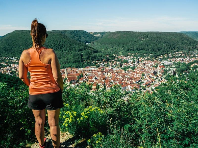 Blick über Bad Urach