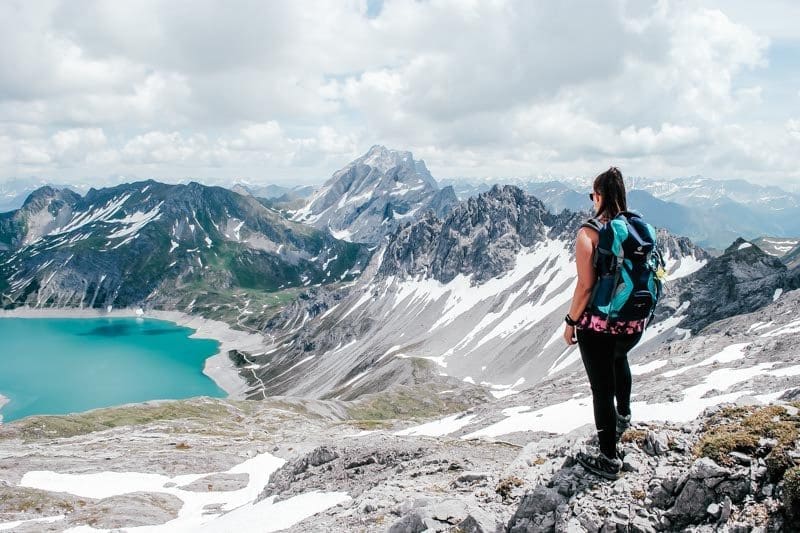 Blick auf den Lünersee