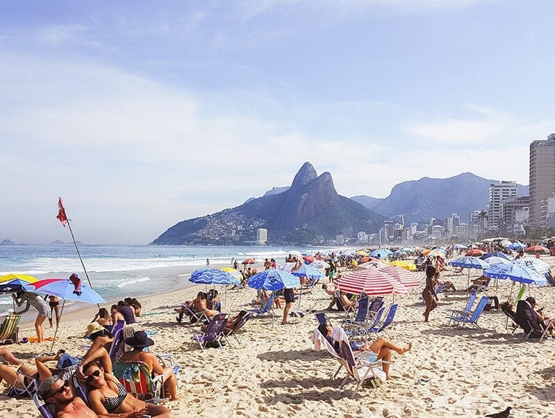 Ipanema-Beach Am Stand von Ipanema
