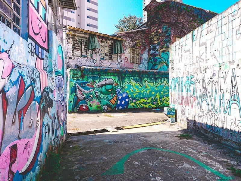 Streetart-Sao-Paulo Street Art in Vila Madalena