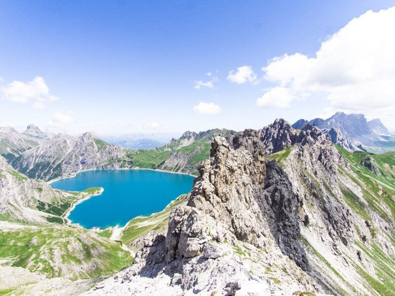 Der schönste Ausblick auf den Lünersee