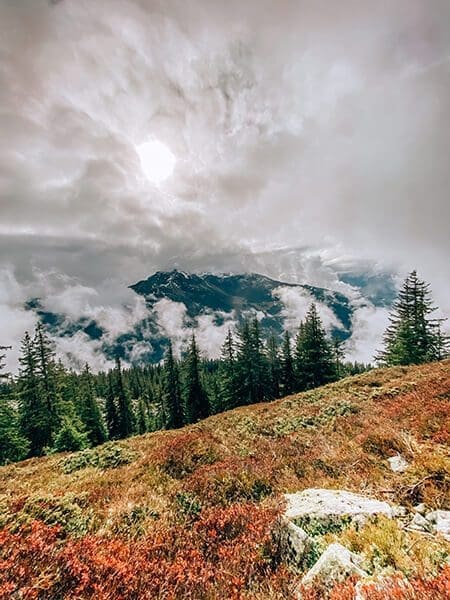 Mystische Wanderstimmung