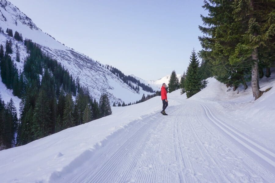 Winterwandern-Warth Winterwandern im Schnee