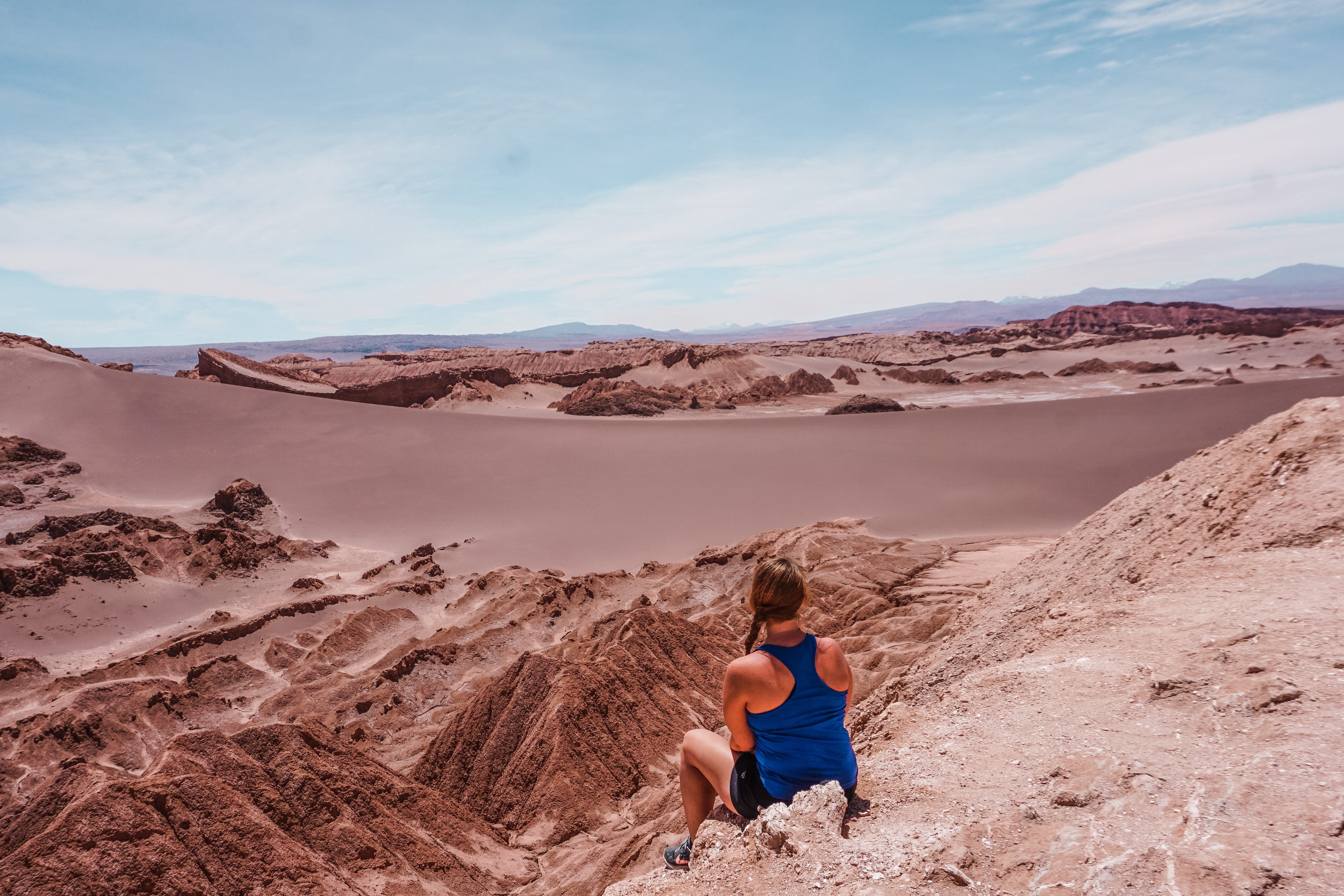 Blick ins Valle de la Luna