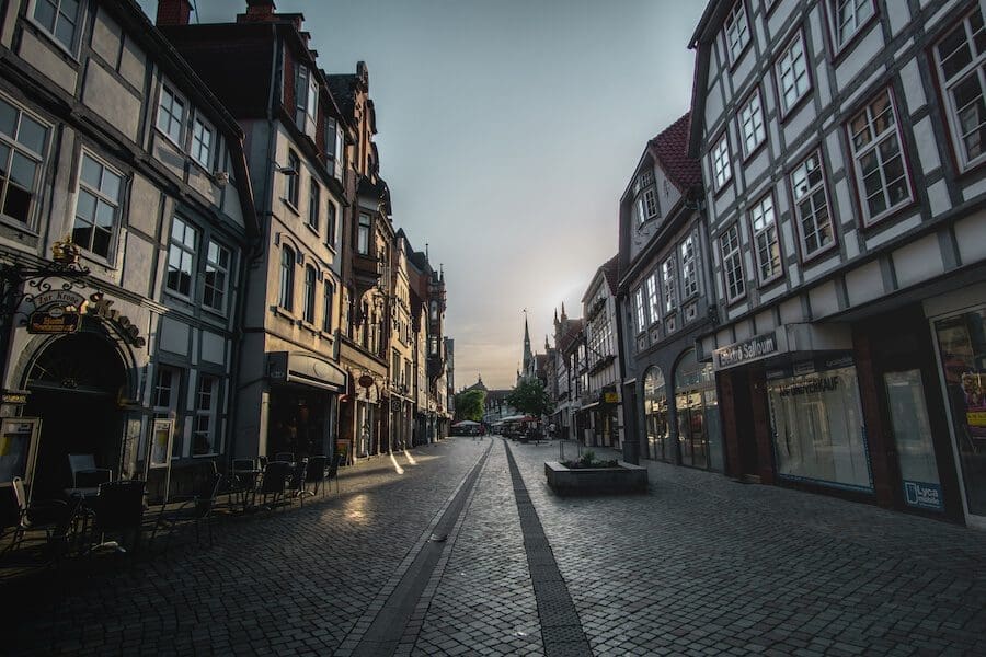 Hameln-Stadtrundgang Abendstimmung in Hameln