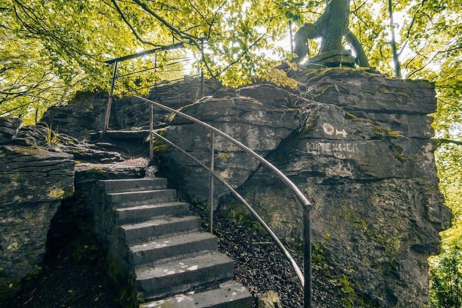 Teufelskanzeln-Hohenstein-klippen Die Teufelskanzel