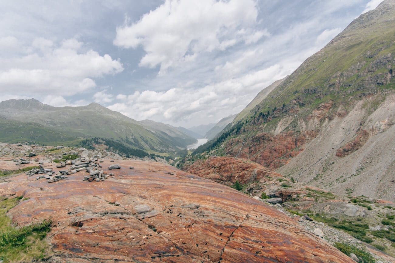 Rote Felsen im Kaunertal