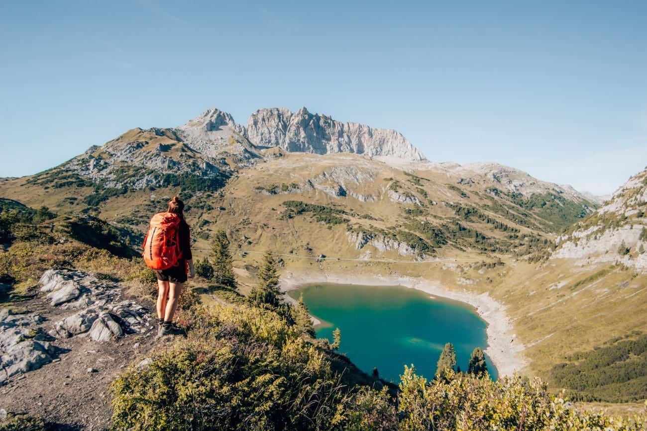 der Formarinsee und die Rote Wand