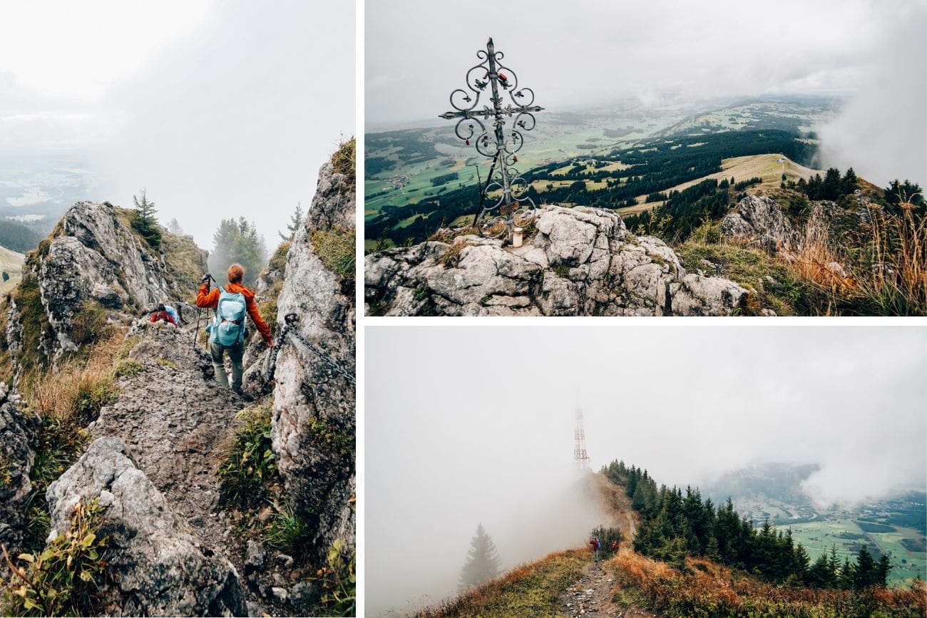 Blick vom Grünten im Allgäu