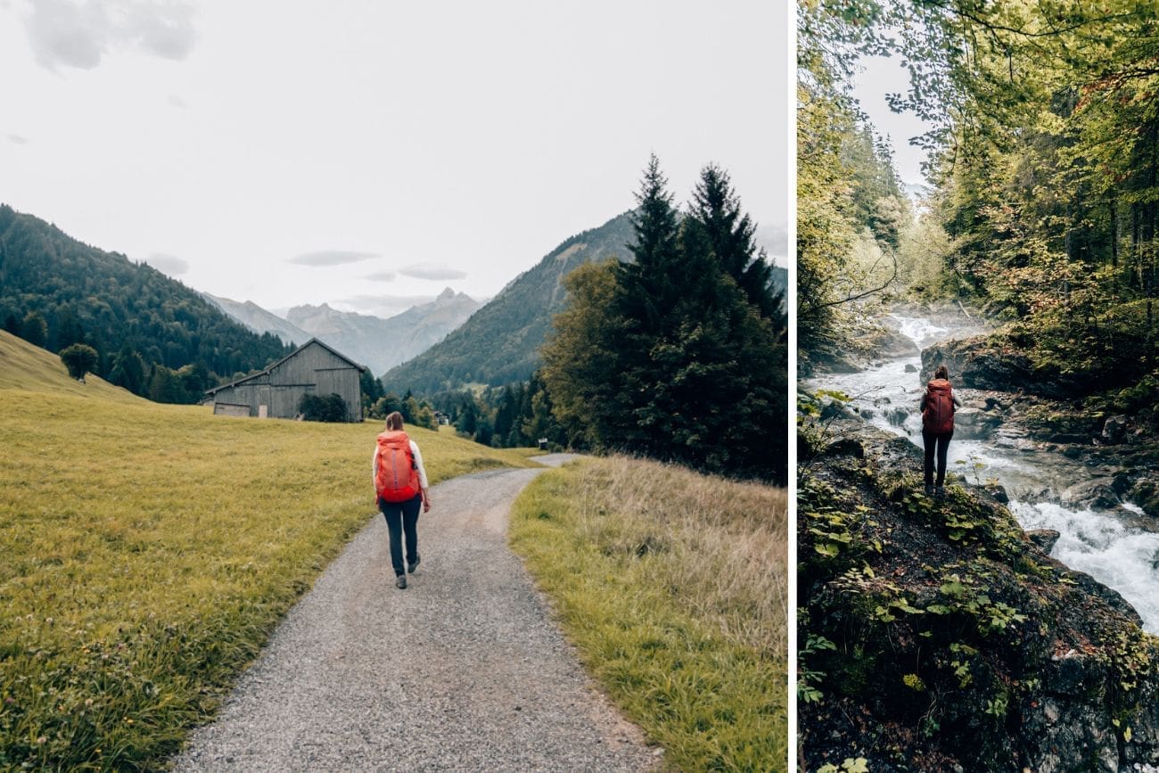 Wanderung durch das Trettachtal