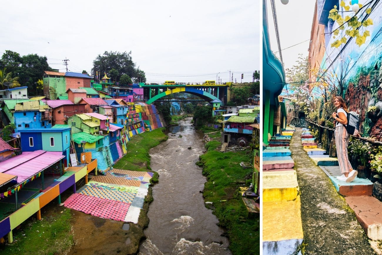 Jodipan, das Regenborgen Dorf