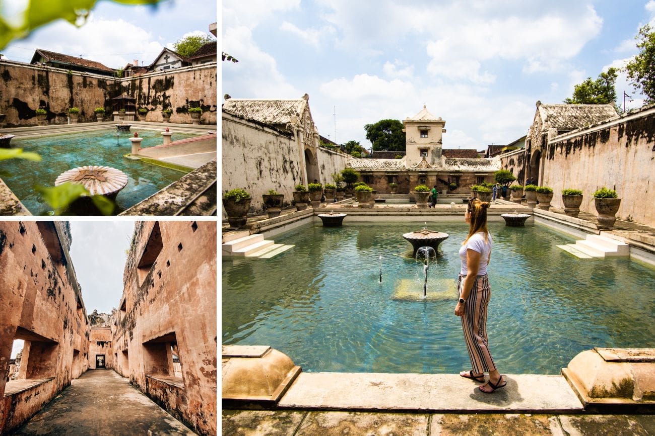 Taman Sari in Yogyakarta in Java