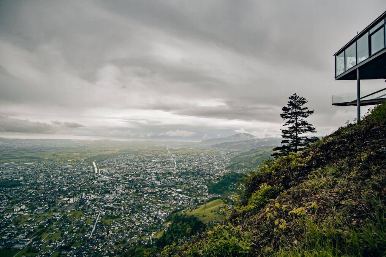 Karren-Wanderung Ausblick vom Karren in Dornbirn