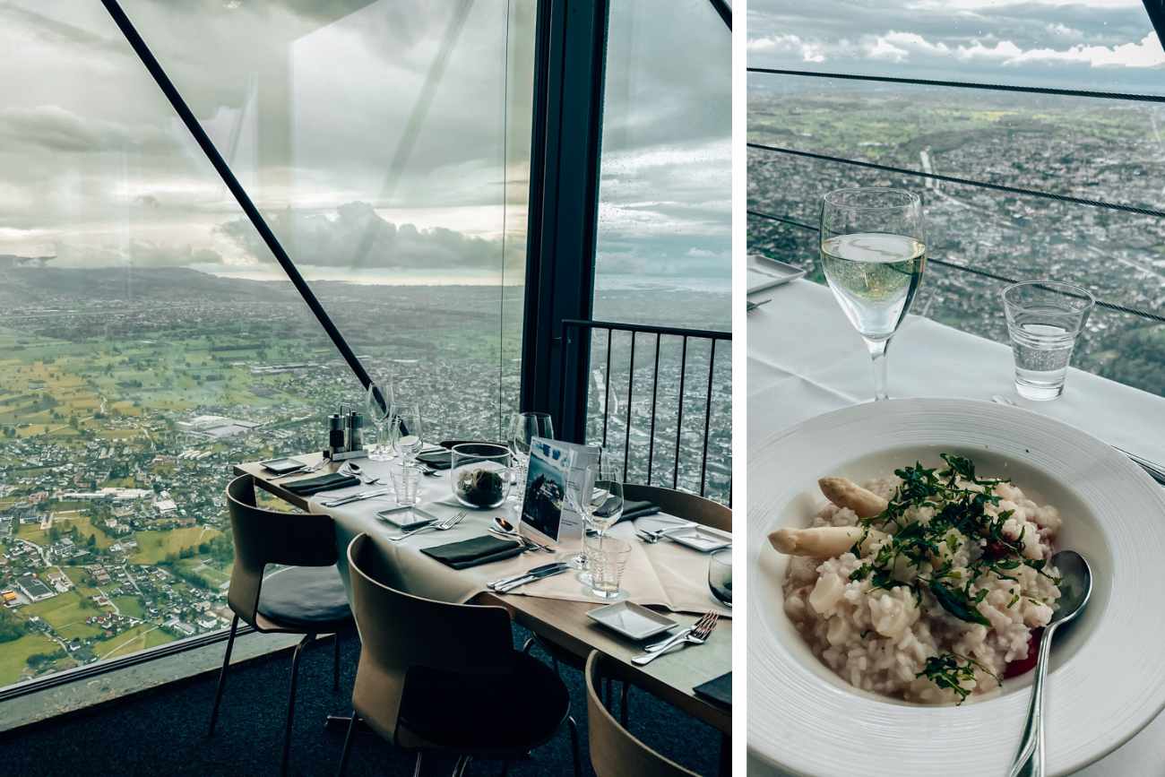 Panoramarestaurant-Karren Genuss hoch über Dornbirn