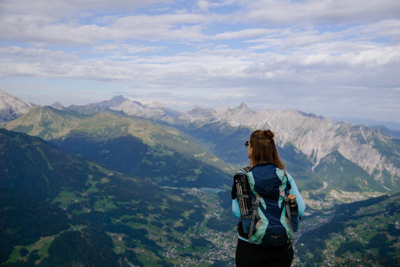 Ausblick ins Rätikon Ausblick ins Rätikon