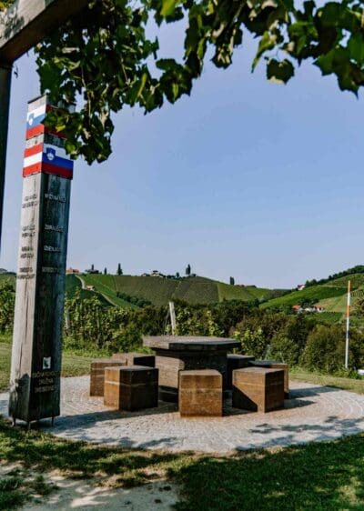 Grenztisch-Südsteiermark Grenztisch Österreich - Slowenien