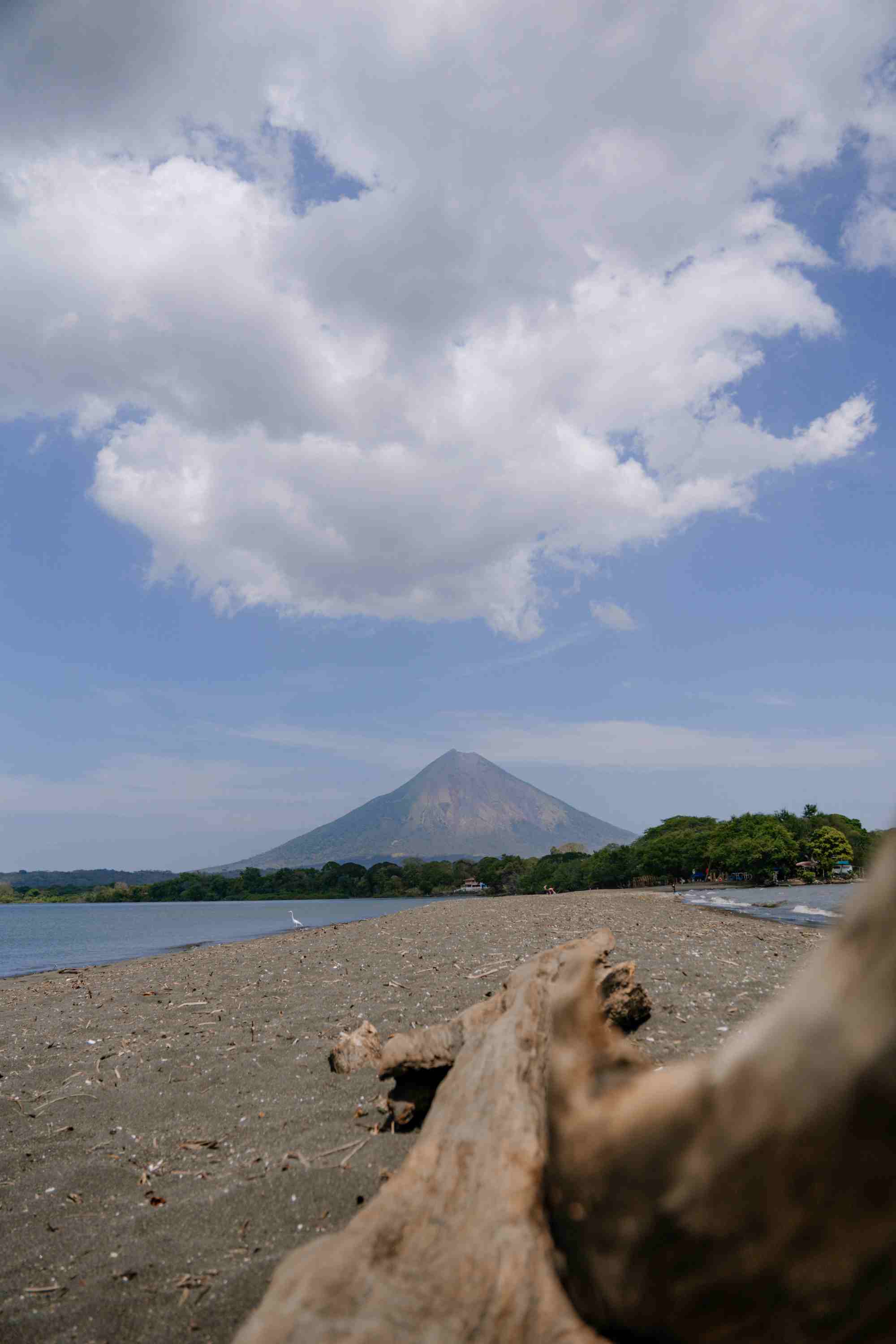 Nicaragua-Ometepe-PlayaJesusMaria Ausblick am Playa Jesus Maria