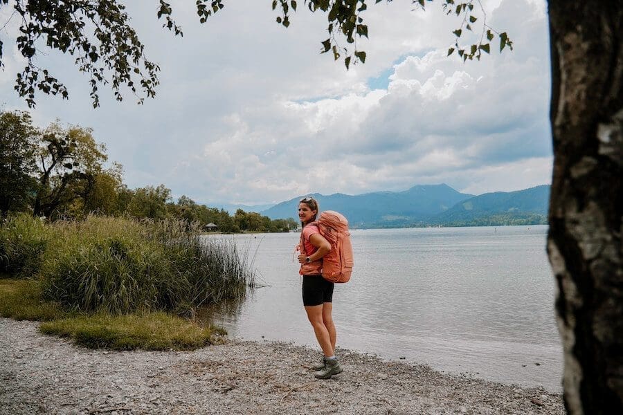 Start am Tegernsee der Alpenüberquerung