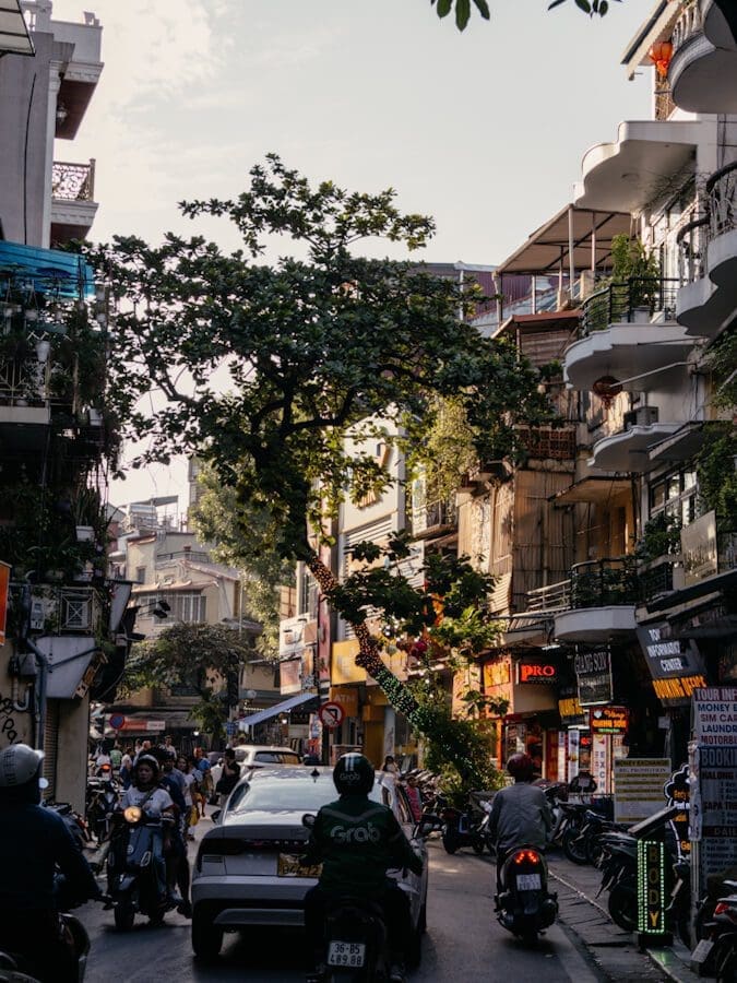 In den Straßen von Hanoi