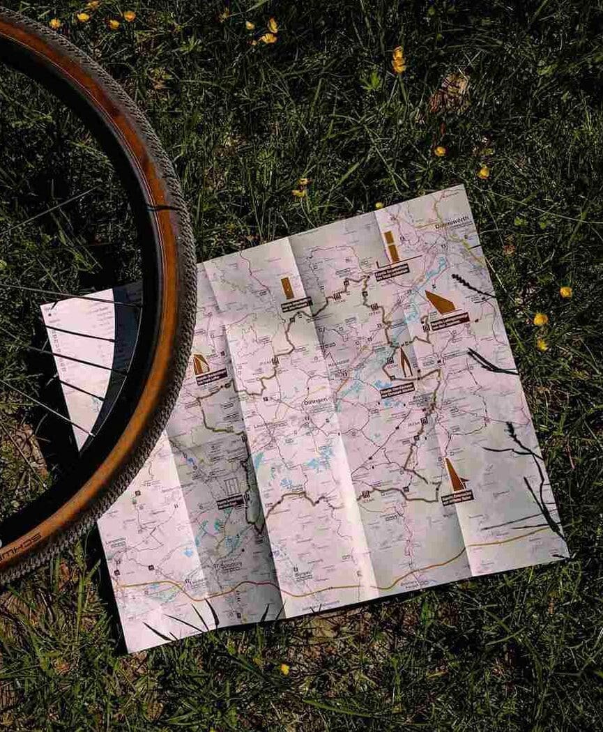 Karte vom Sieben-Kaellen-Radrundweg