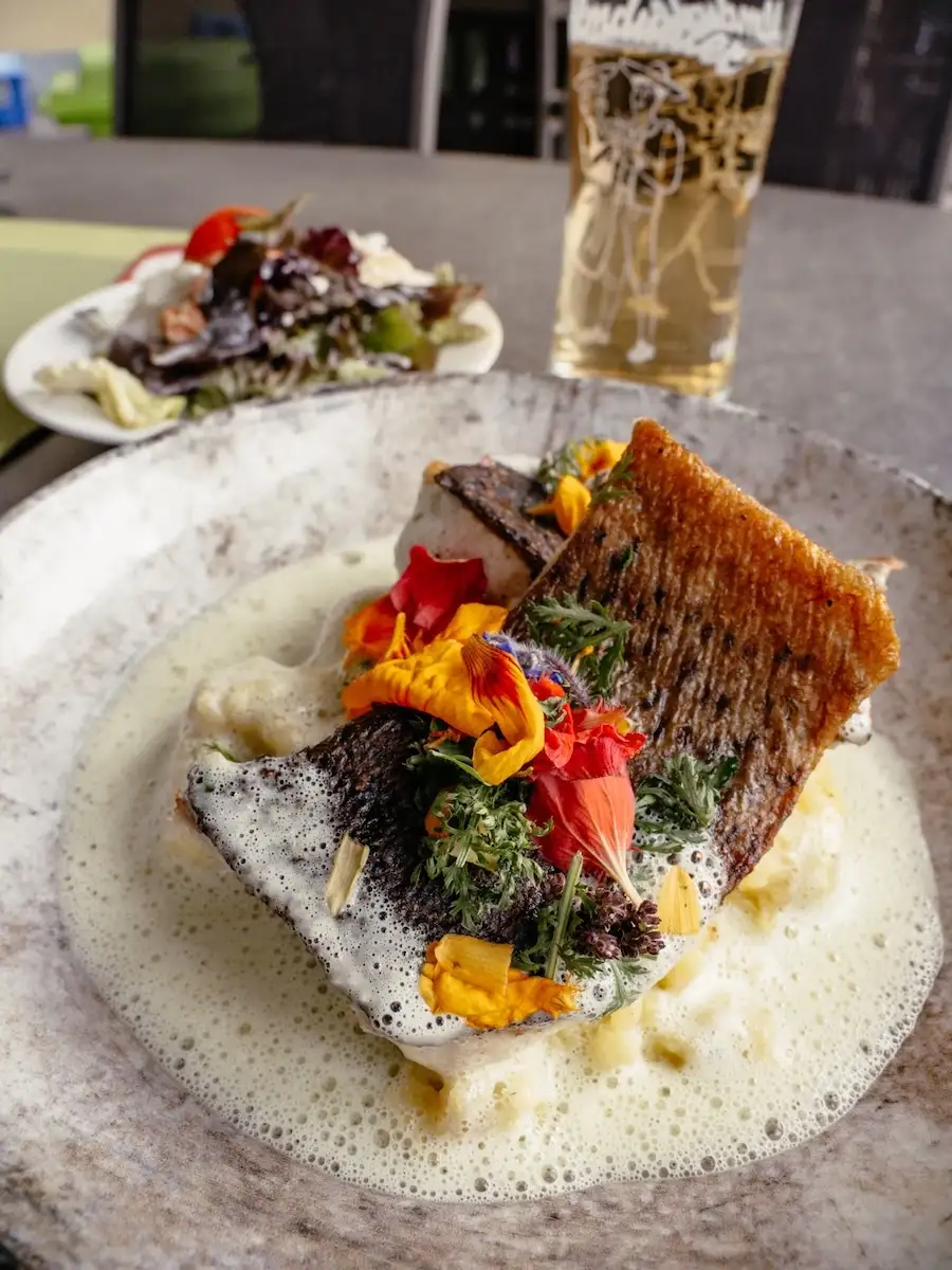 2025-09-12-Stilles-Tal149 Frische Forelle im Gasthof Stilles Tal