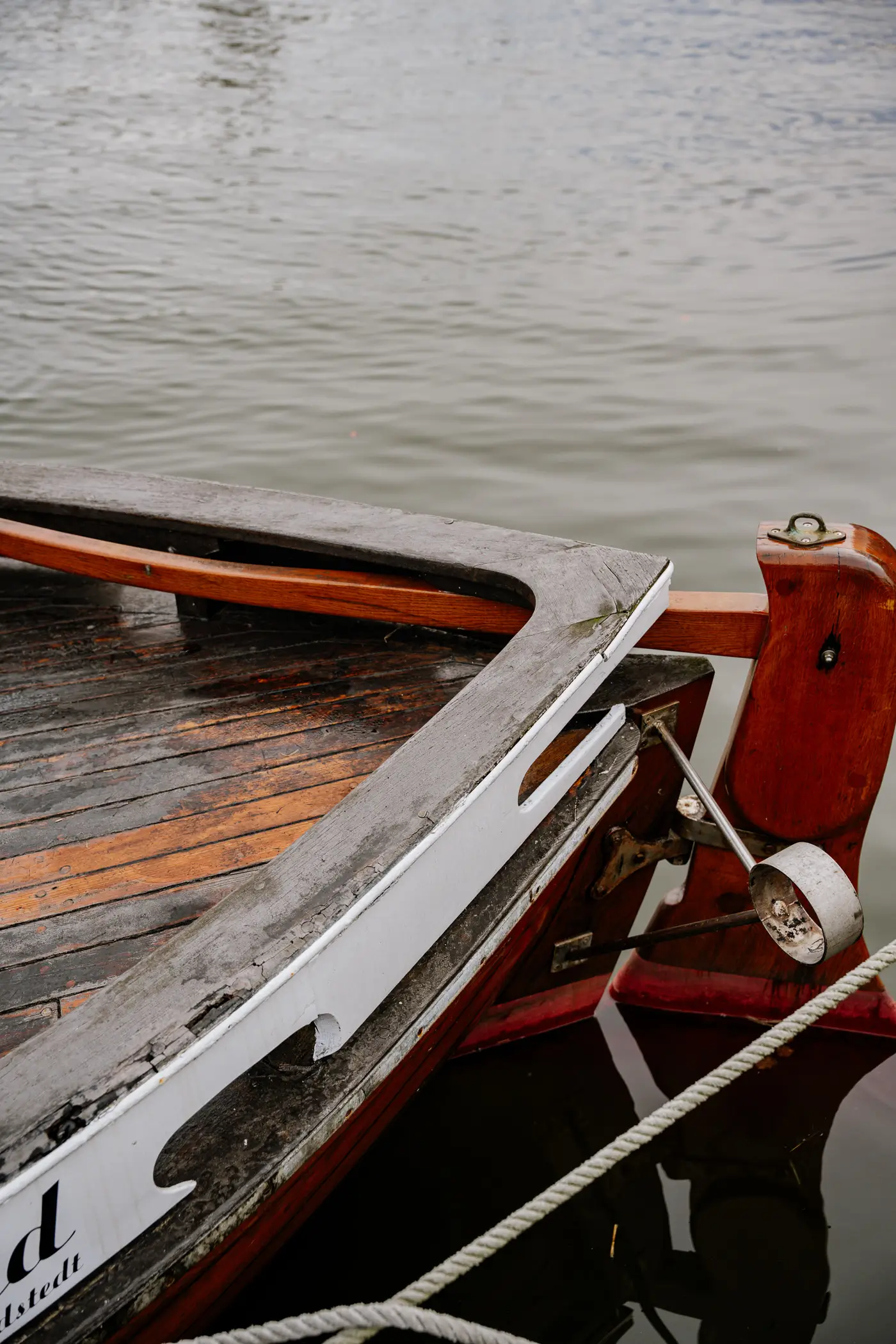 Detailaufnahme vom Boot