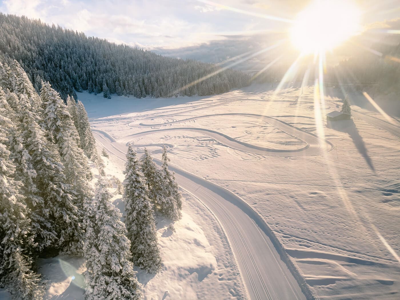 Langlaufen in Flims Laax