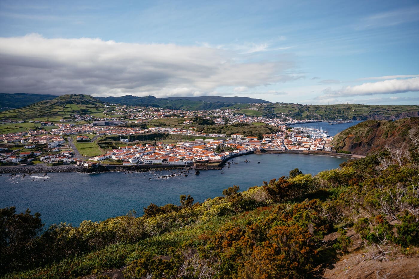 2026-Azoren-Faial-Horta1 Ausblick vom Monte da Guia