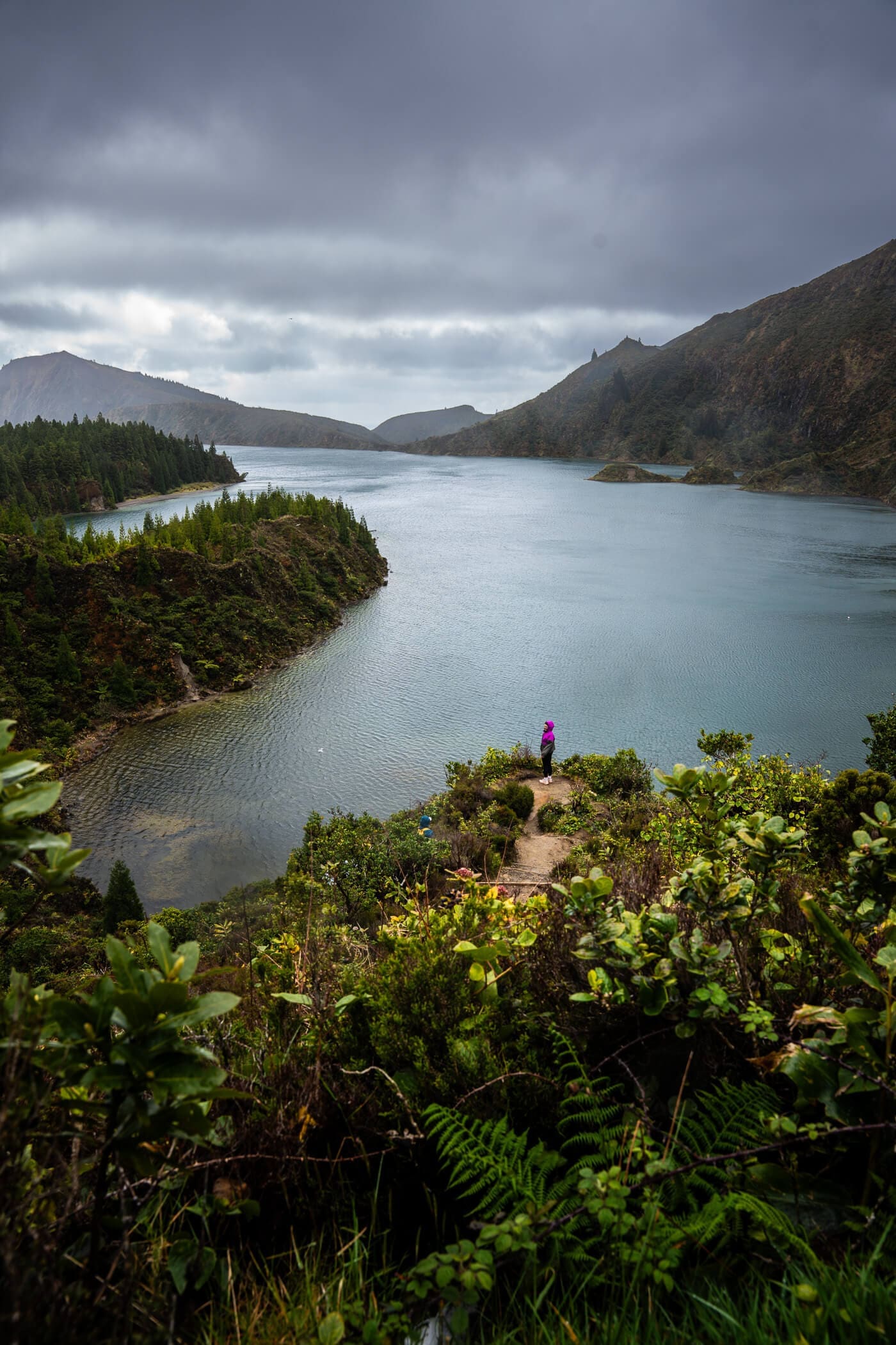 2026-Azoren-Lago-Fogo10 Lago di Fogo bei Regen