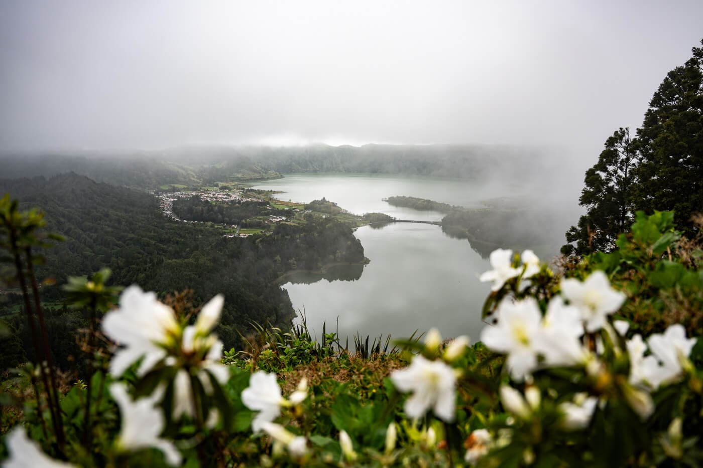 2026-Azoren-Sao-Miguel-Sete-Cidades8 Ausblick vom Aussichtspunkt Vista do Rei