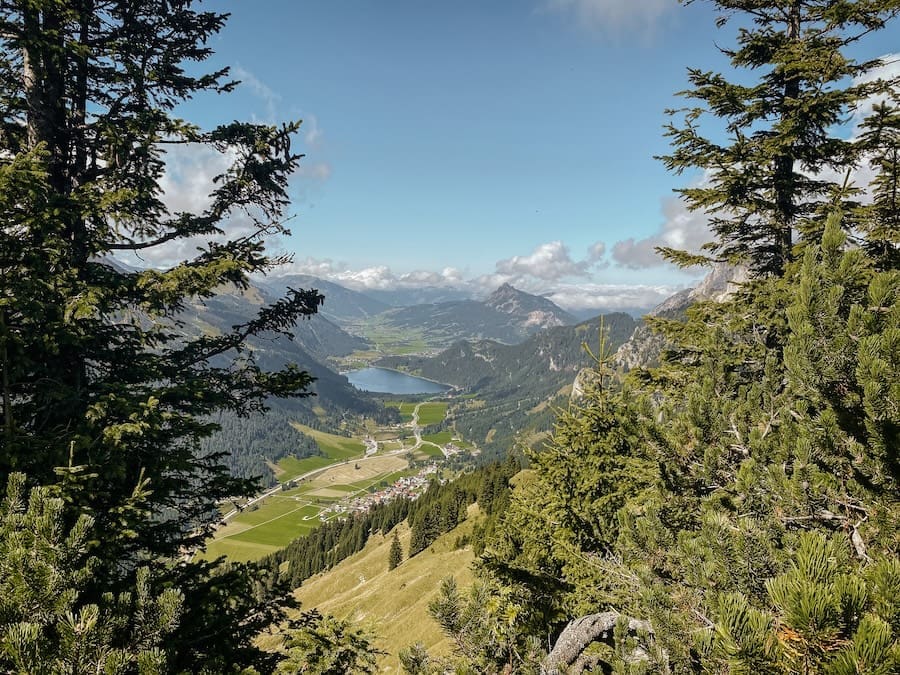 Blick auf den Haldensee